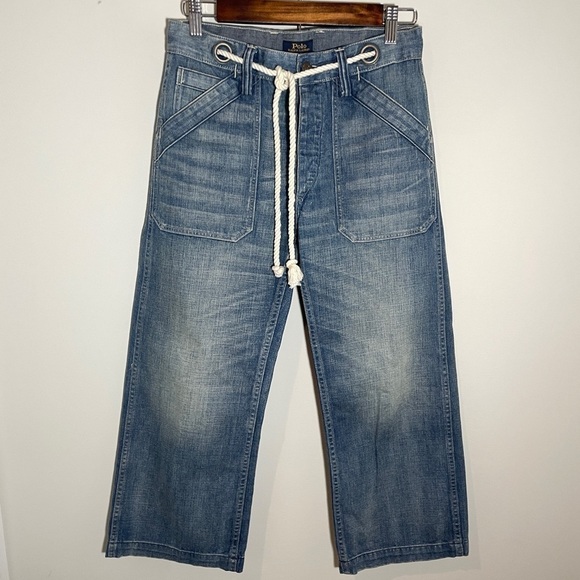 Ralph Lauren wide leg crop jeans size 26 - Picture 1 of 11